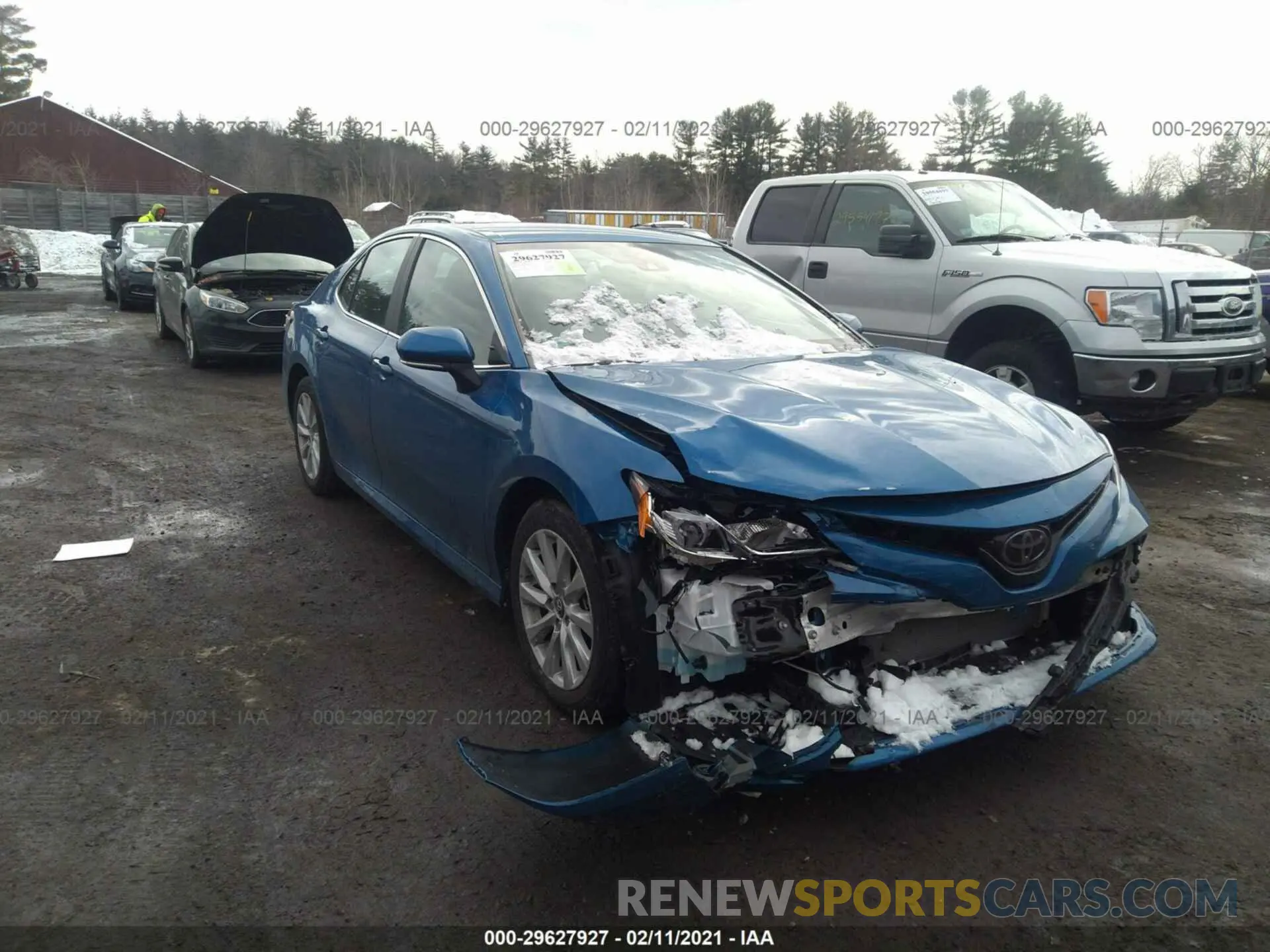 1 fotografías del automóvil dañado 4T1B11HK6KU299258 TOYOTA CAMRY 2019