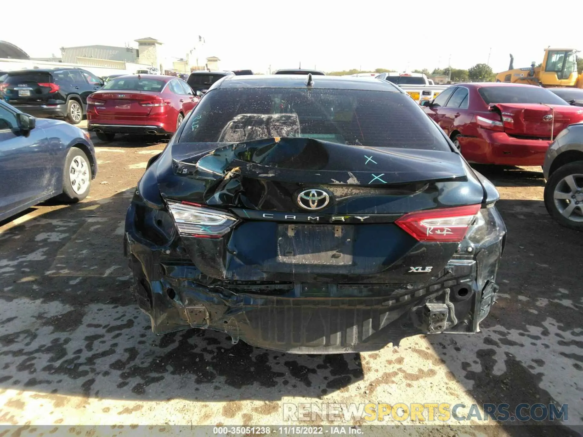 6 fotografías del automóvil dañado 4T1B11HK6KU726499 TOYOTA CAMRY 2019