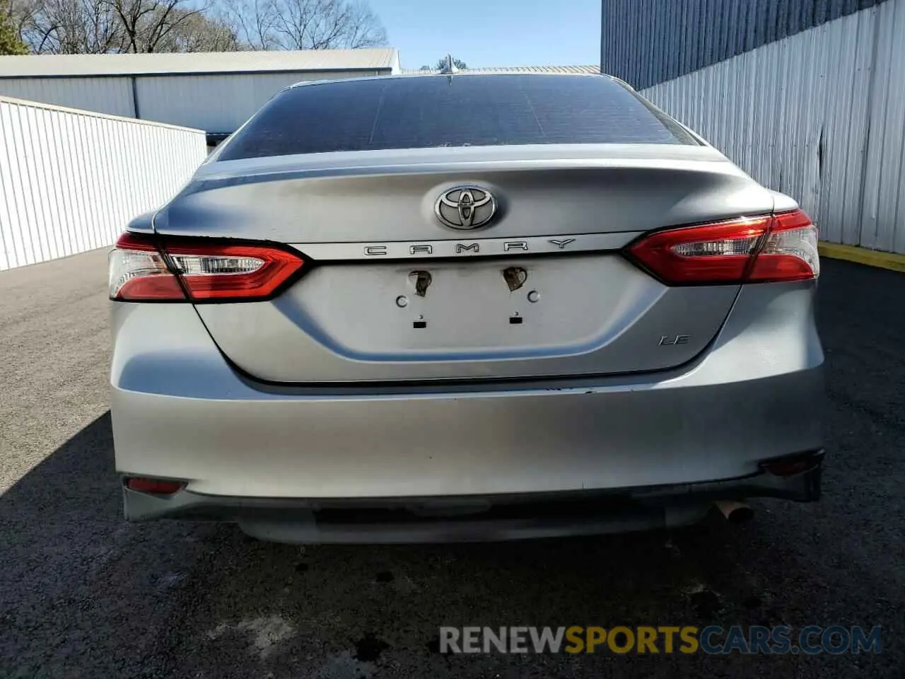 6 fotografías del automóvil dañado 4T1B11HK6KU754643 TOYOTA CAMRY 2019