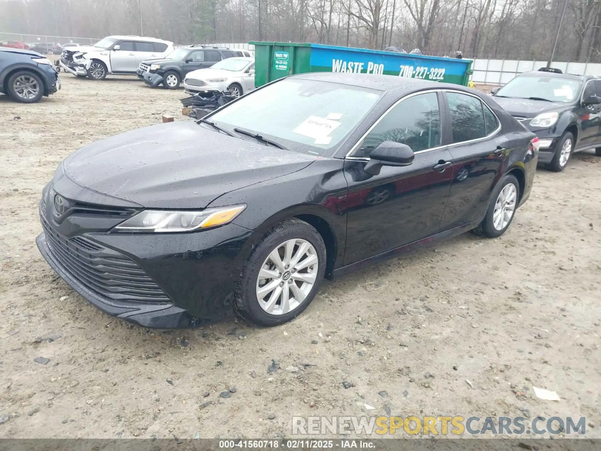 2 fotografías del automóvil dañado 4T1B11HK6KU755355 TOYOTA CAMRY 2019