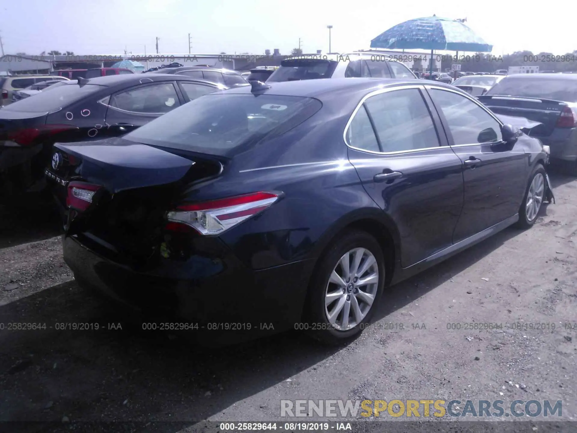4 fotografías del automóvil dañado 4T1B11HK6KU759230 TOYOTA CAMRY 2019