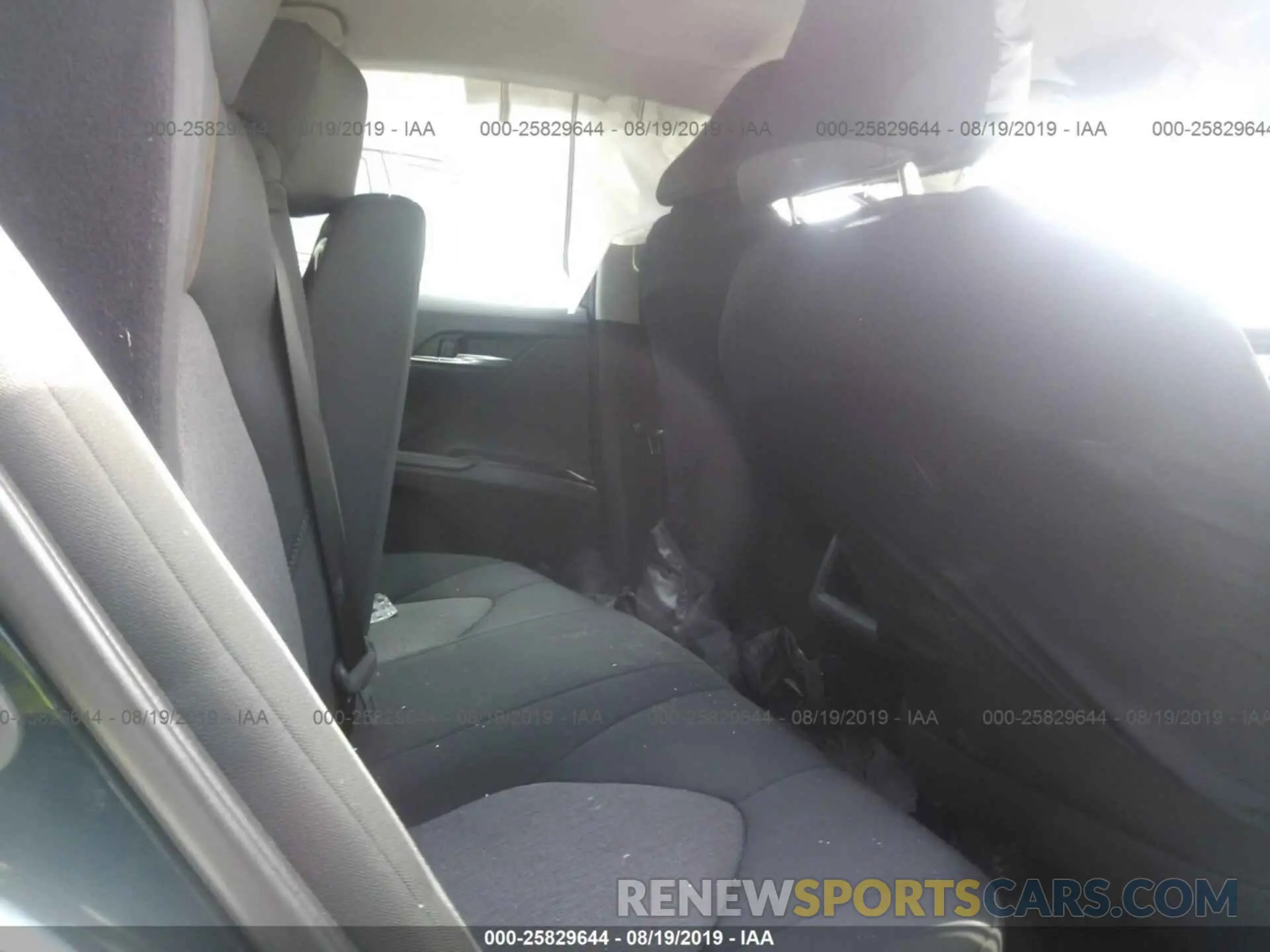 8 fotografías del automóvil dañado 4T1B11HK6KU759230 TOYOTA CAMRY 2019