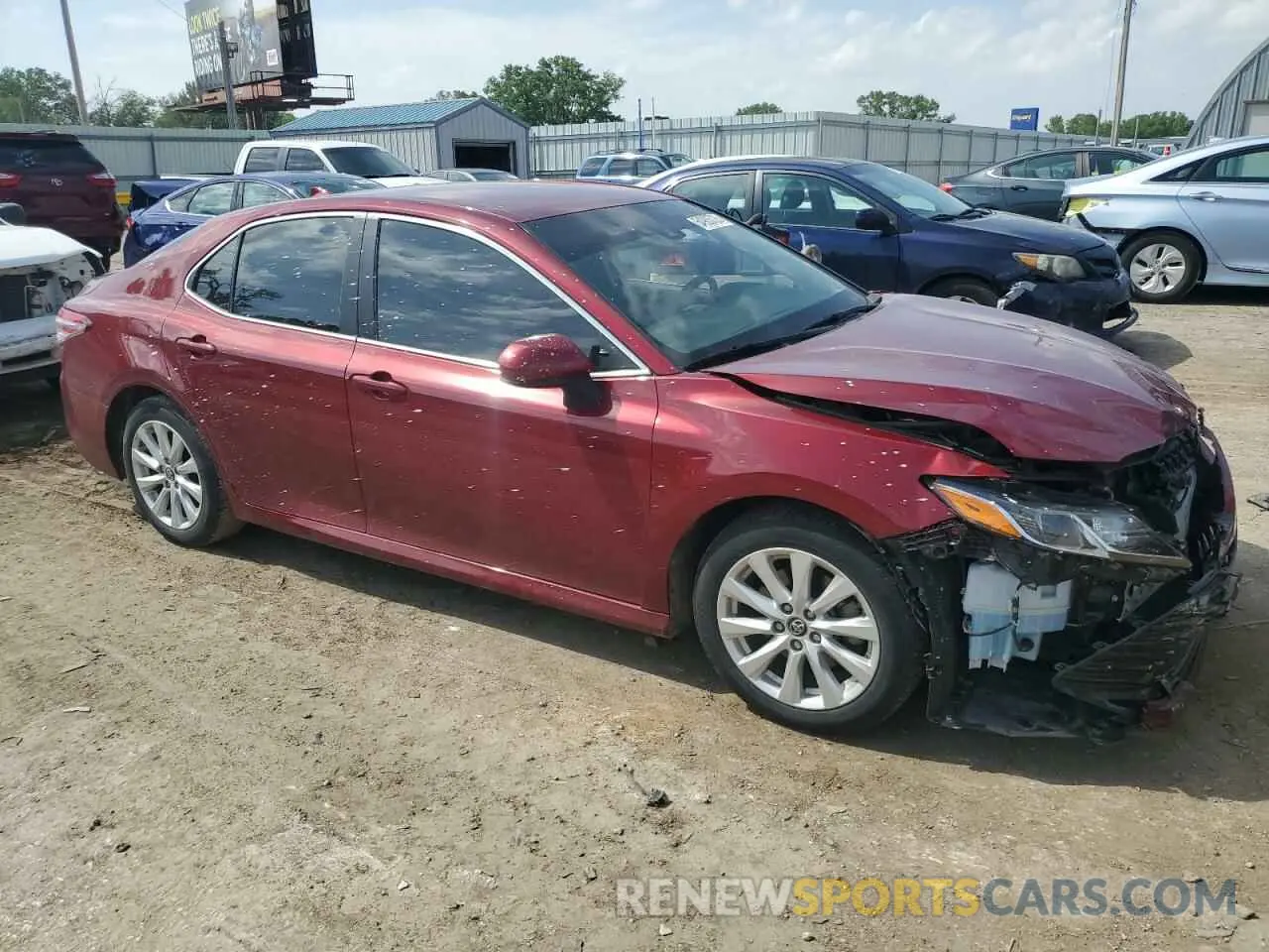 4 fotografías del automóvil dañado 4T1B11HK6KU817630 TOYOTA CAMRY 2019