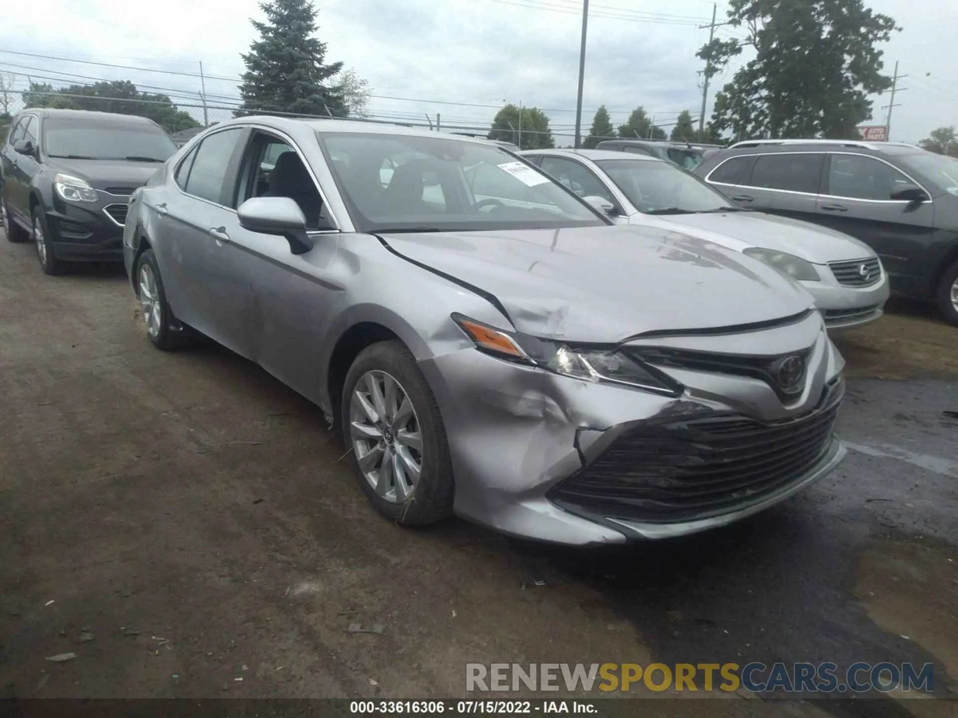 1 fotografías del automóvil dañado 4T1B11HK6KU848599 TOYOTA CAMRY 2019