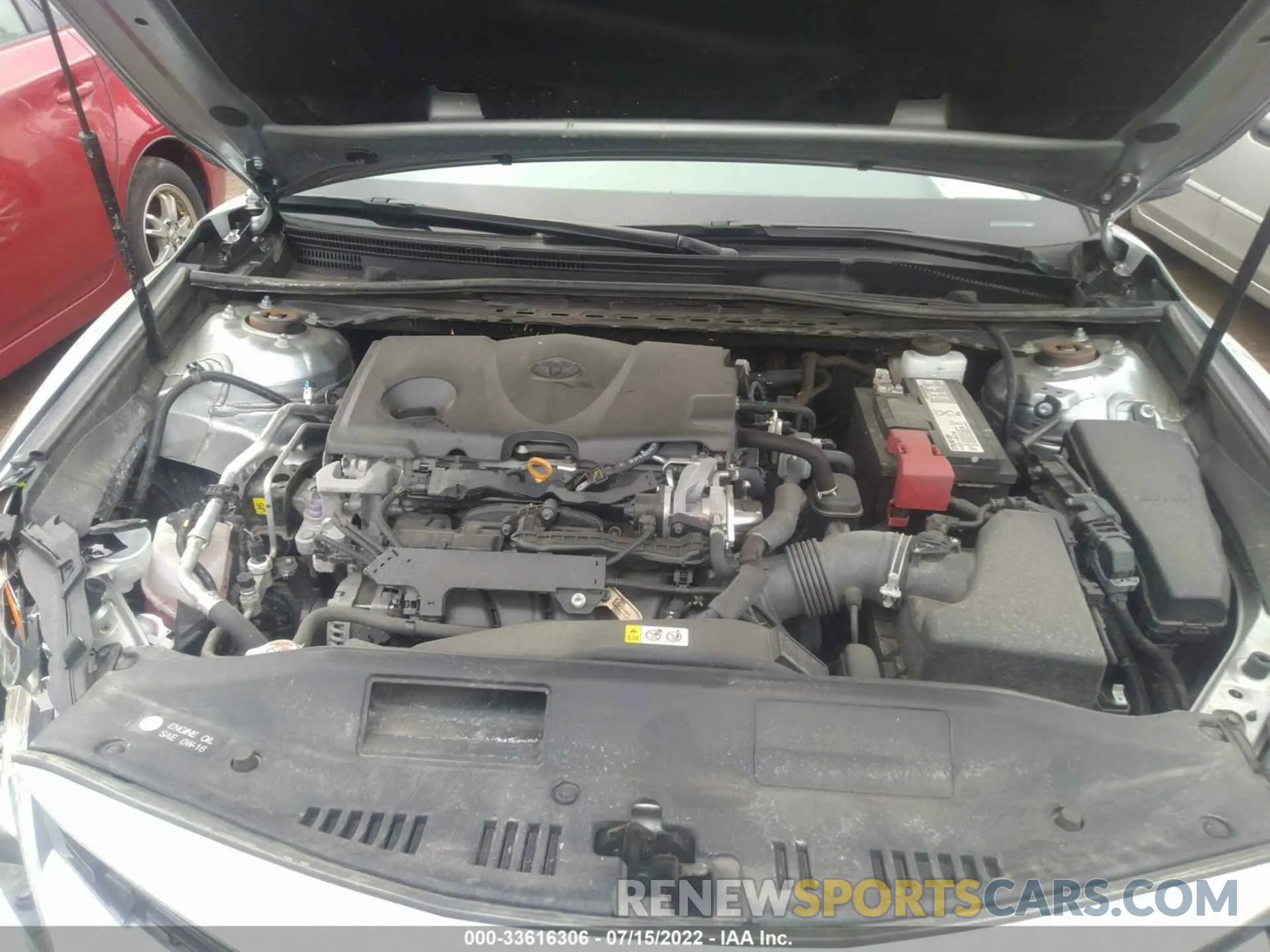 10 fotografías del automóvil dañado 4T1B11HK6KU848599 TOYOTA CAMRY 2019