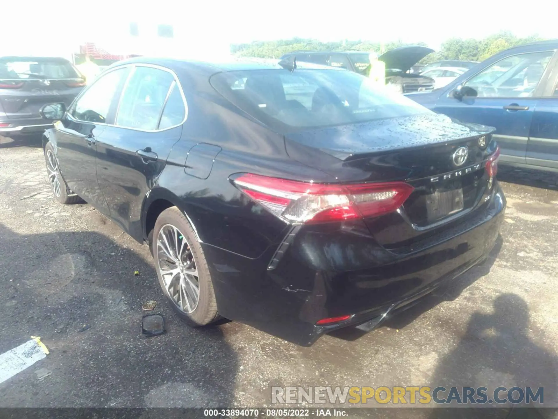 3 fotografías del automóvil dañado 4T1B11HK7KU173541 TOYOTA CAMRY 2019