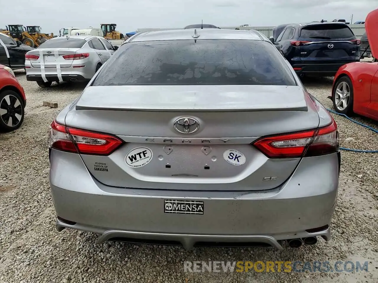 6 fotografías del automóvil dañado 4T1B11HK7KU189366 TOYOTA CAMRY 2019