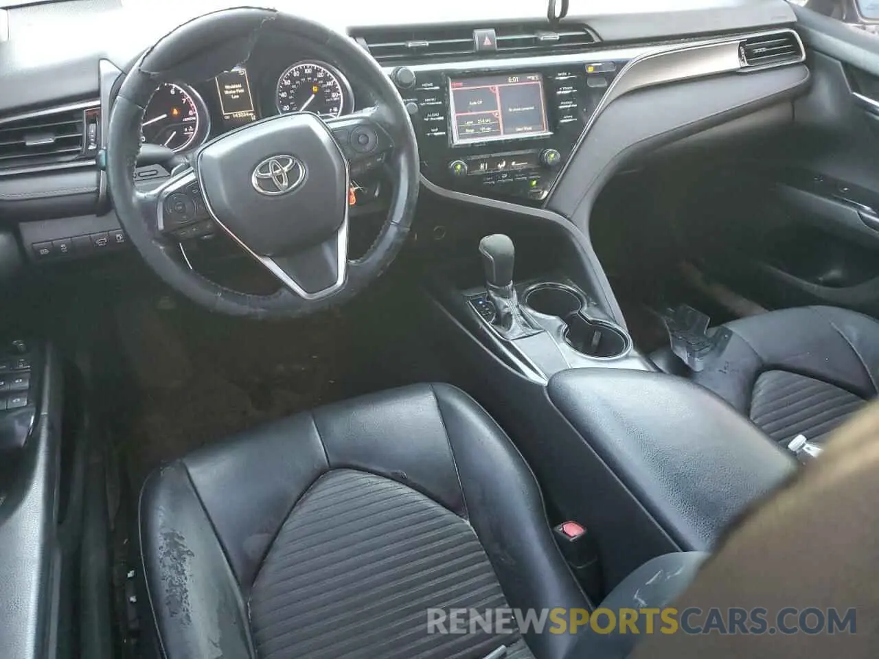 8 fotografías del automóvil dañado 4T1B11HK7KU195183 TOYOTA CAMRY 2019