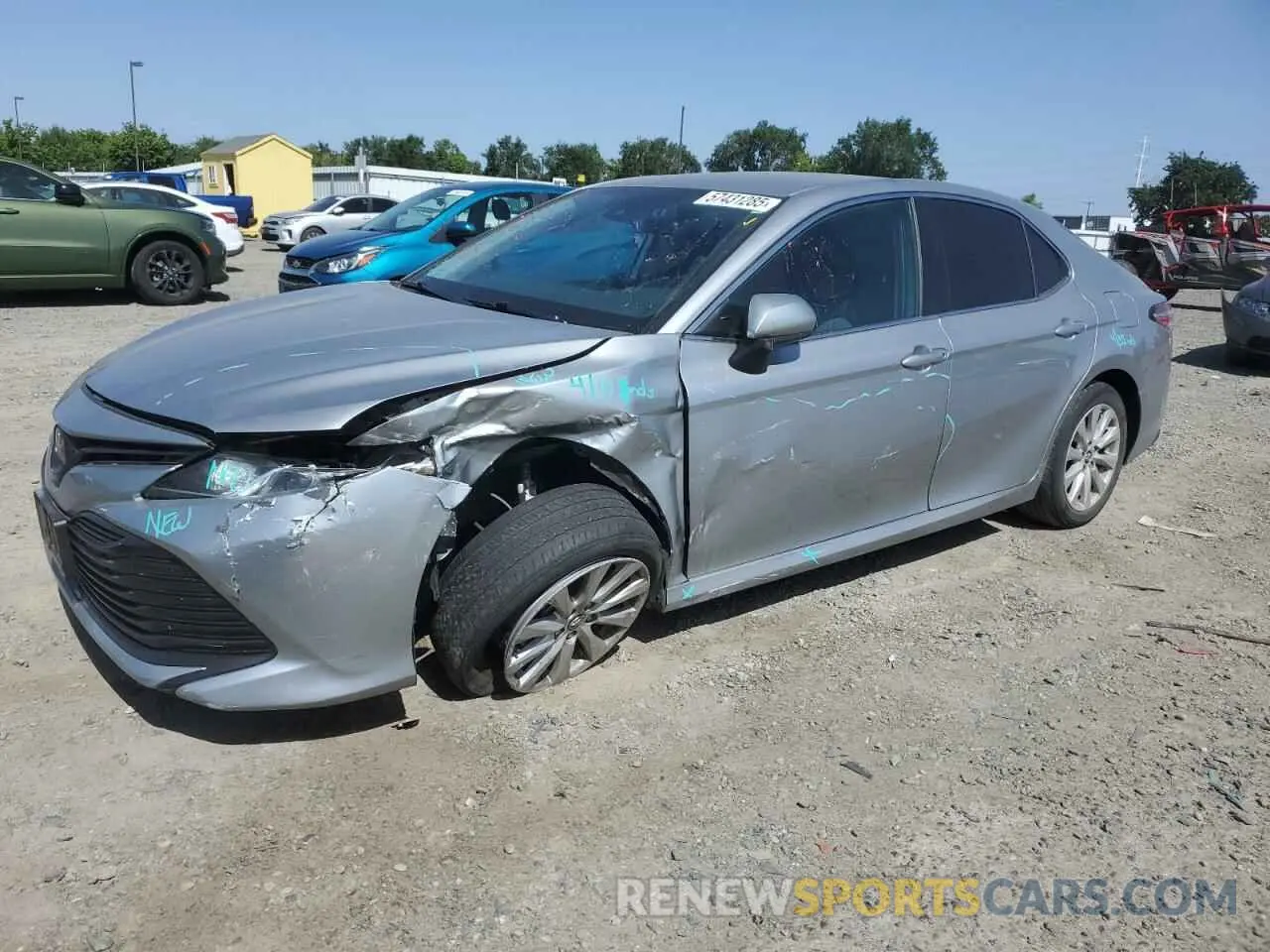 1 fotografías del automóvil dañado 4T1B11HK7KU200110 TOYOTA CAMRY 2019