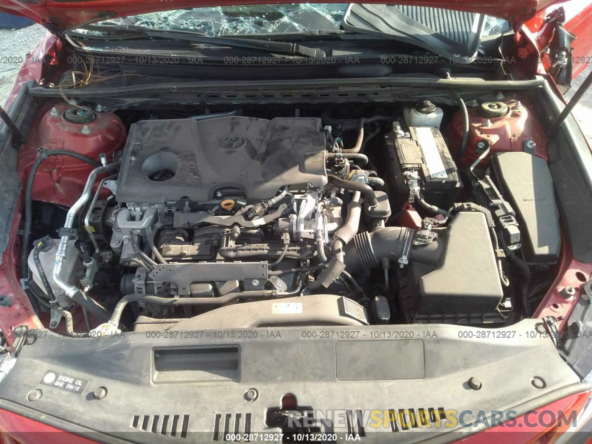 10 fotografías del automóvil dañado 4T1B11HK7KU211978 TOYOTA CAMRY 2019