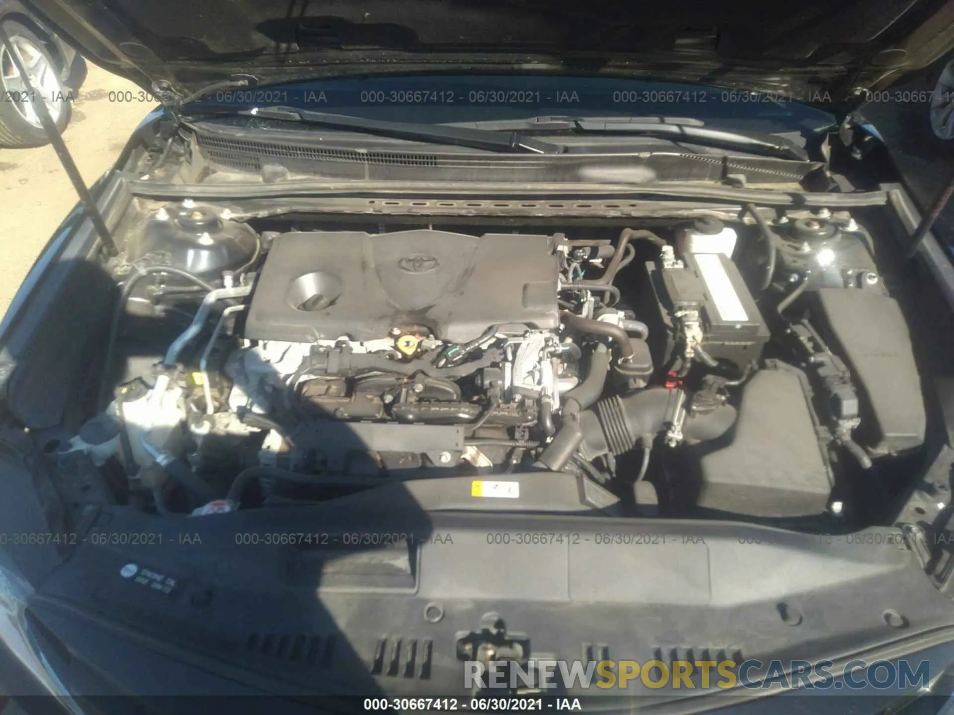 10 fotografías del automóvil dañado 4T1B11HK7KU258573 TOYOTA CAMRY 2019