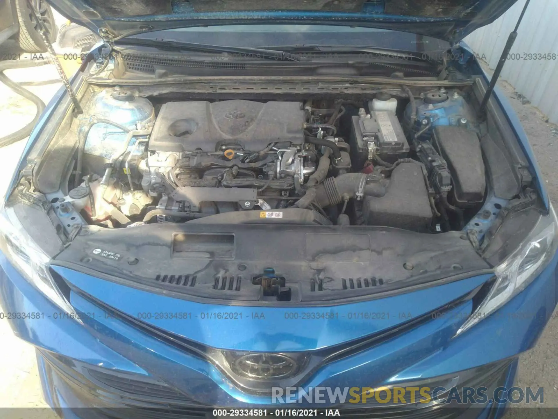 10 fotografías del automóvil dañado 4T1B11HK7KU281741 TOYOTA CAMRY 2019