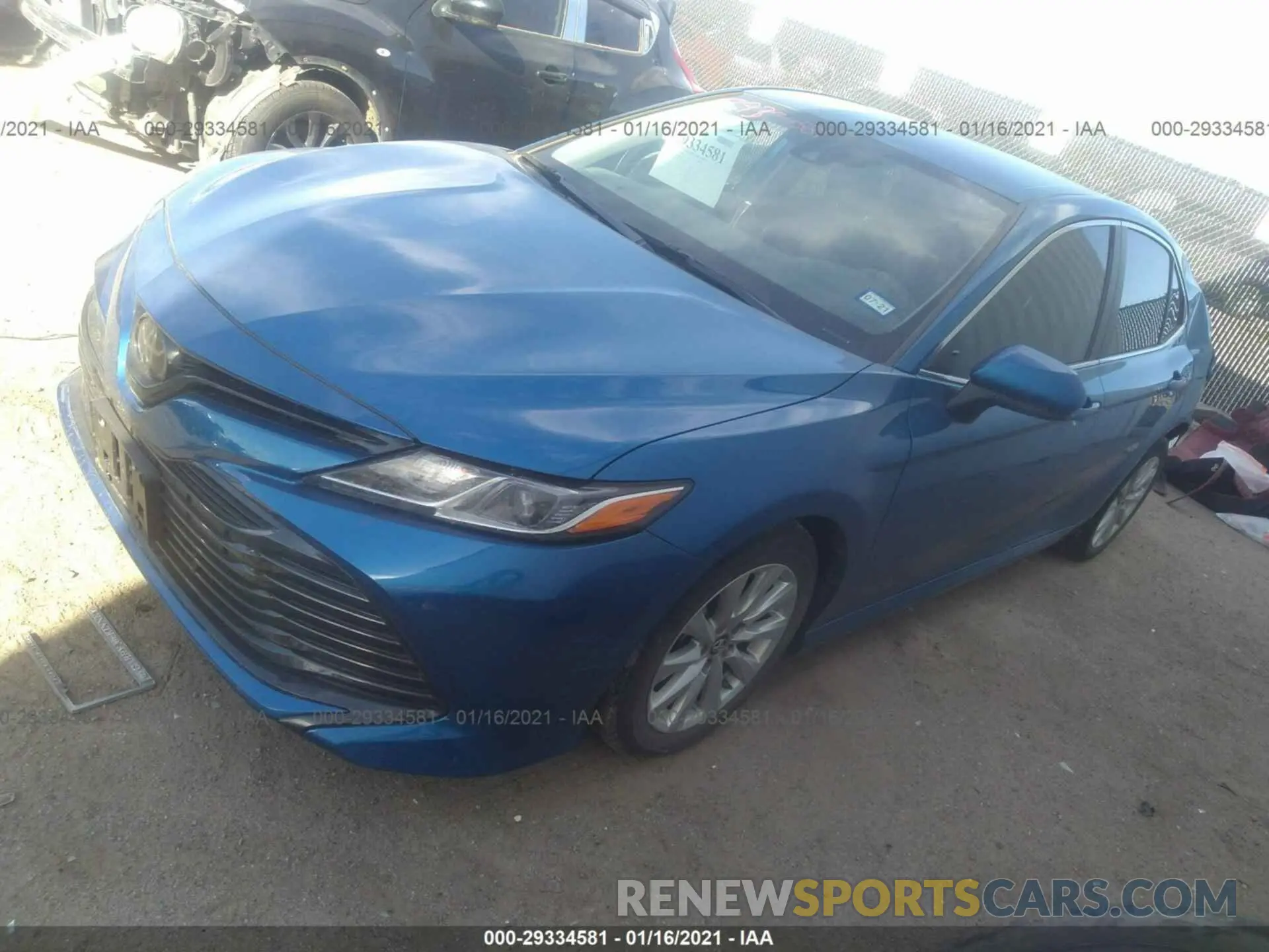 2 fotografías del automóvil dañado 4T1B11HK7KU281741 TOYOTA CAMRY 2019