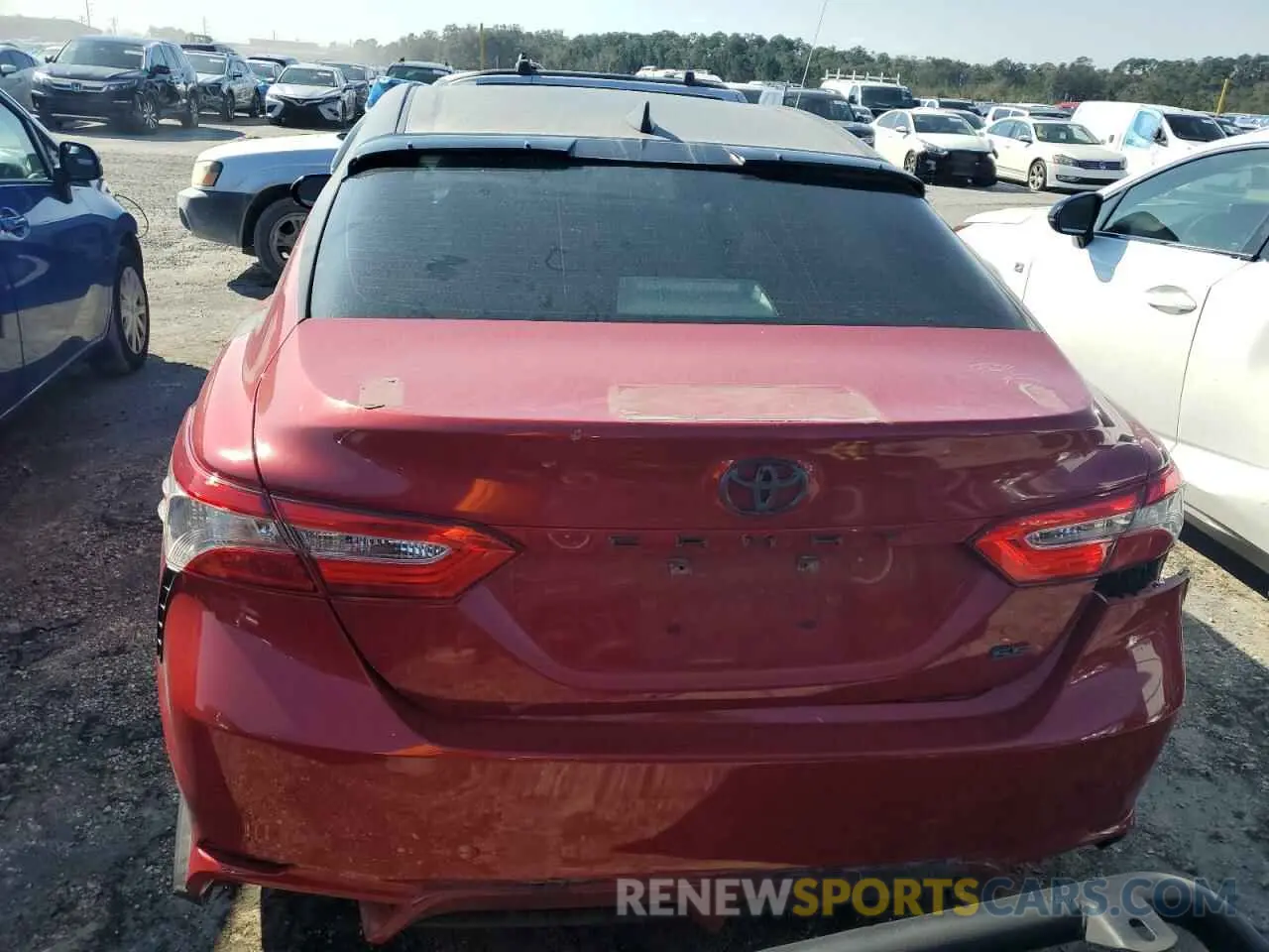 6 fotografías del automóvil dañado 4T1B11HK7KU299592 TOYOTA CAMRY 2019