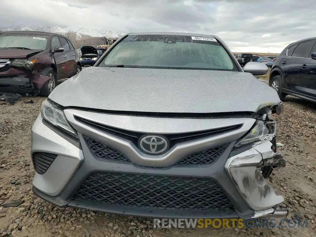 5 fotografías del automóvil dañado 4T1B11HK7KU685624 TOYOTA CAMRY 2019