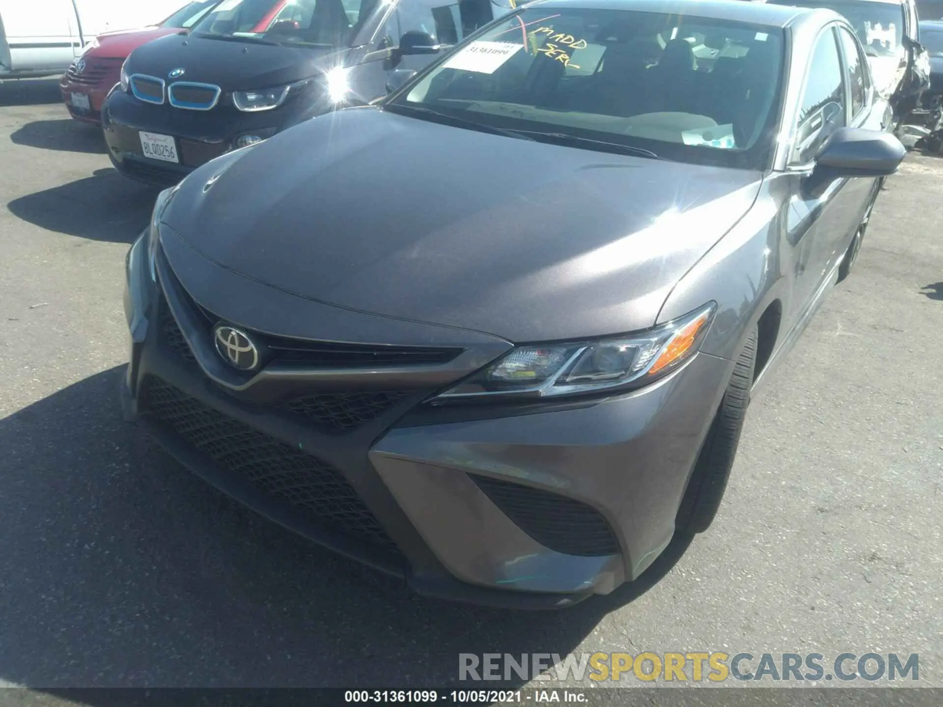 6 fotografías del automóvil dañado 4T1B11HK7KU685932 TOYOTA CAMRY 2019