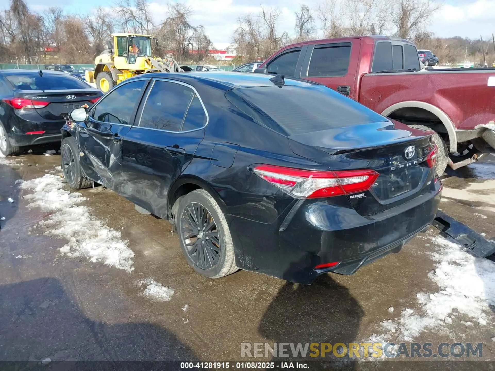 3 fotografías del automóvil dañado 4T1B11HK7KU718007 TOYOTA CAMRY 2019