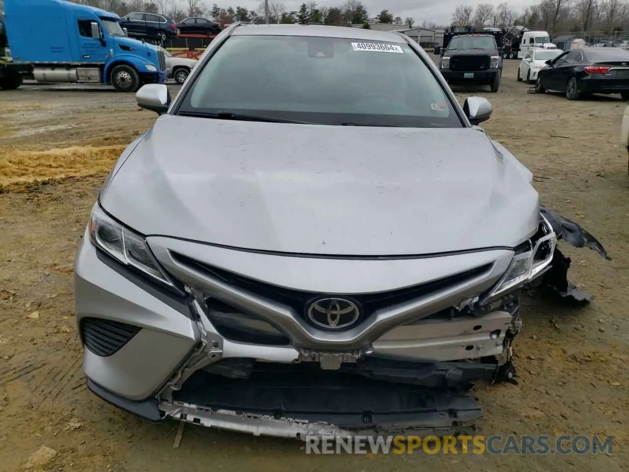 5 fotografías del automóvil dañado 4T1B11HK7KU722106 TOYOTA CAMRY 2019