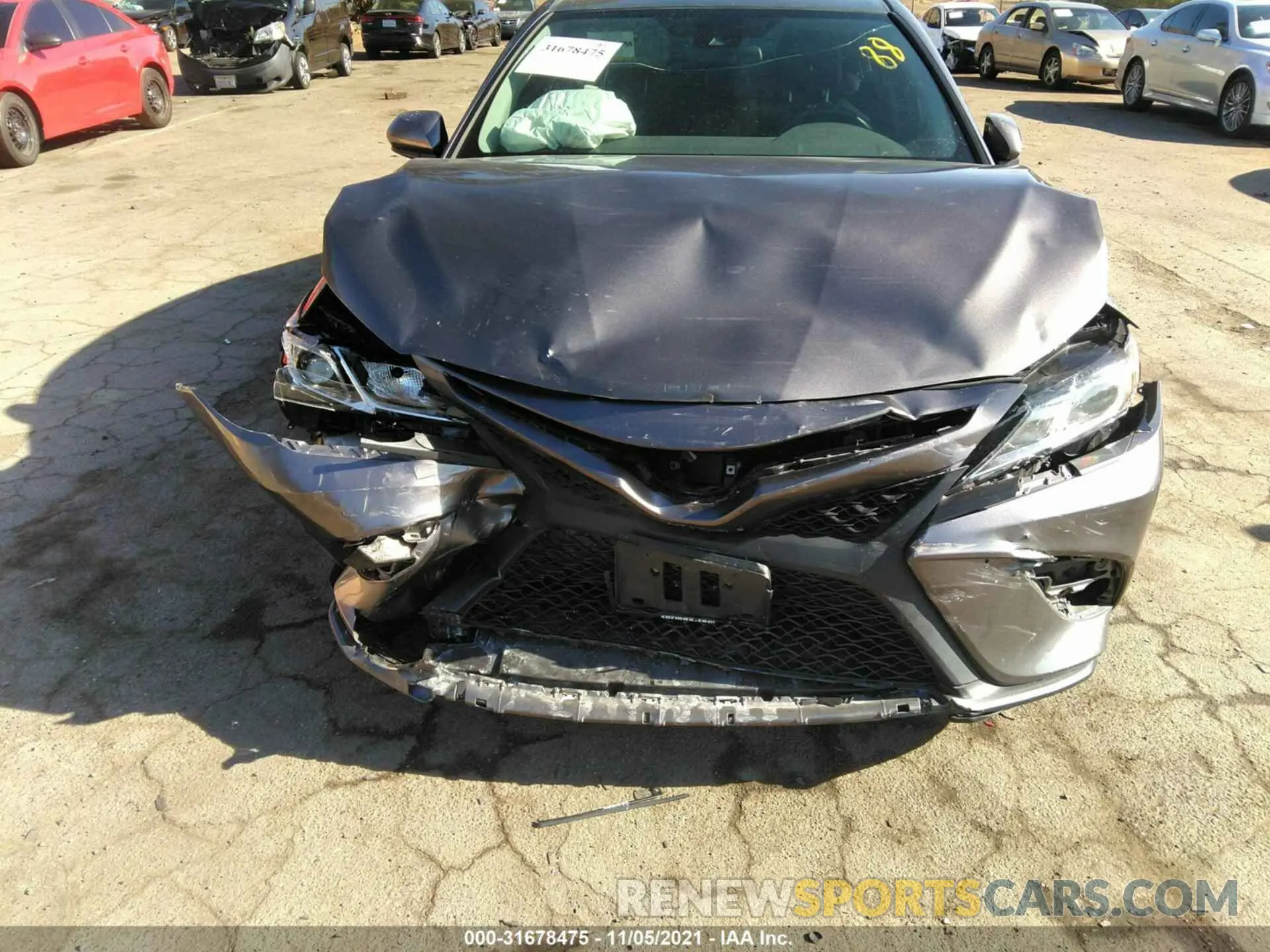 6 fotografías del automóvil dañado 4T1B11HK7KU725765 TOYOTA CAMRY 2019
