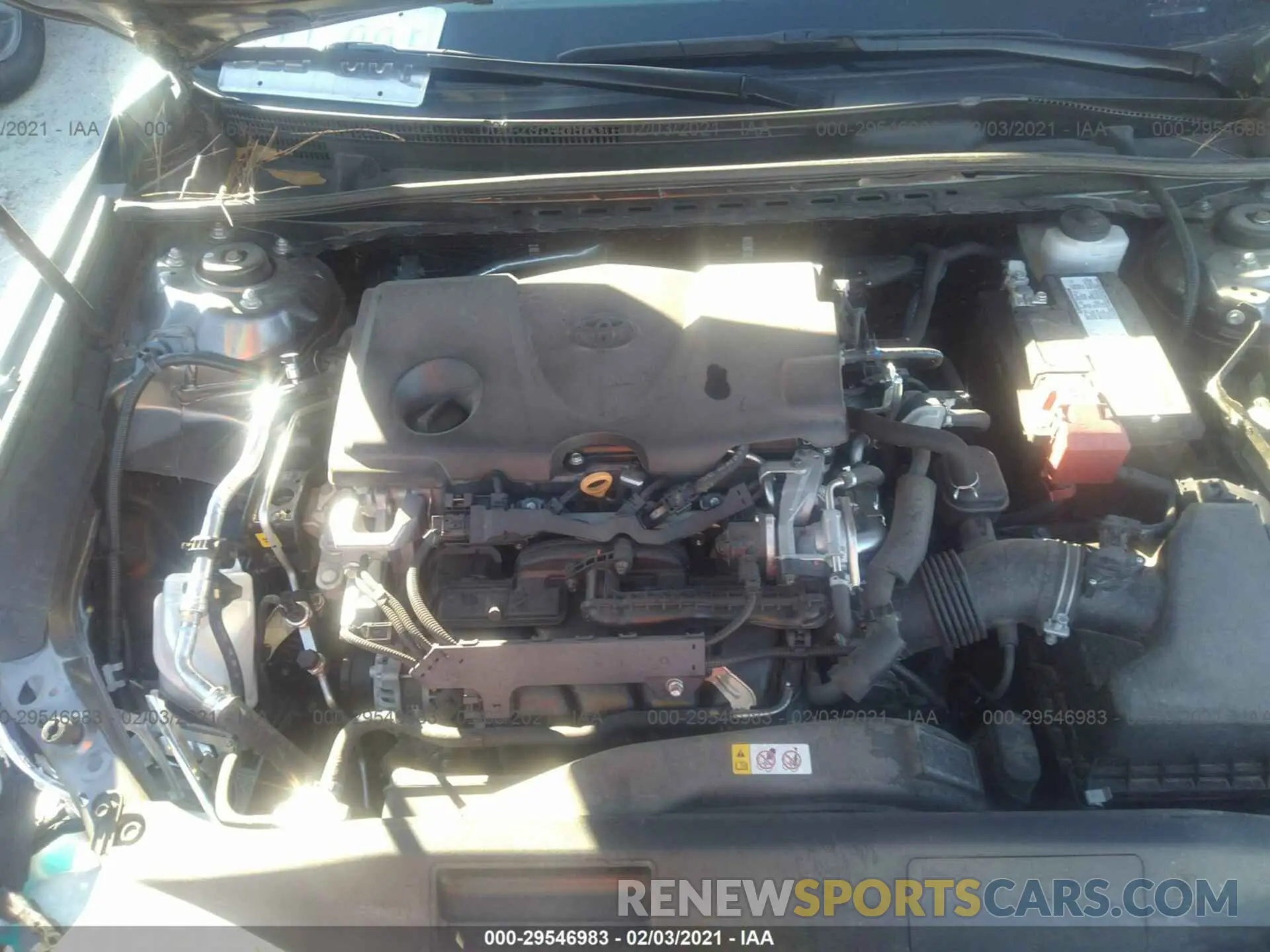 10 fotografías del automóvil dañado 4T1B11HK7KU757941 TOYOTA CAMRY 2019