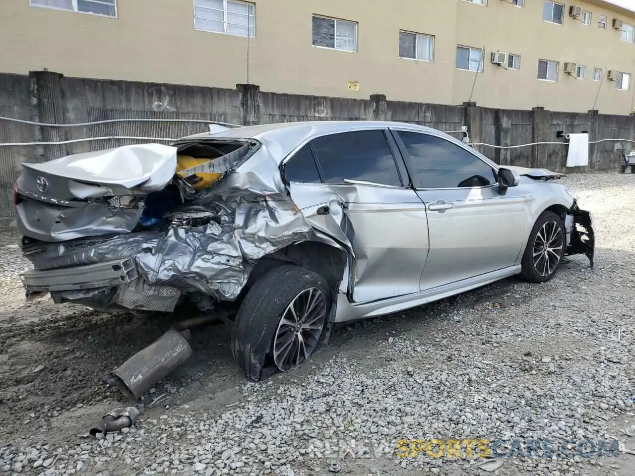 3 fotografías del automóvil dañado 4T1B11HK7KU779521 TOYOTA CAMRY 2019