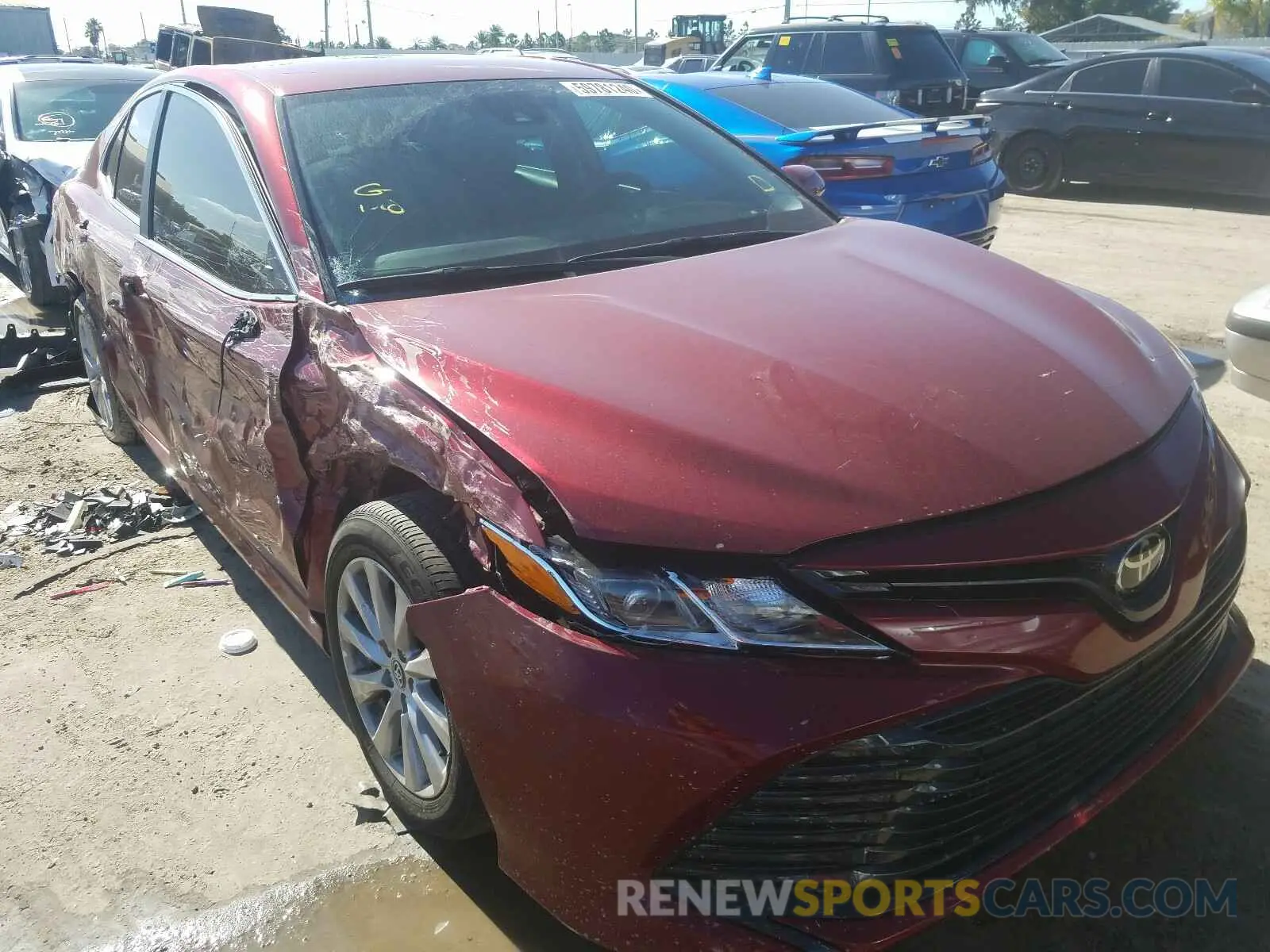 1 fotografías del automóvil dañado 4T1B11HK7KU810430 TOYOTA CAMRY 2019