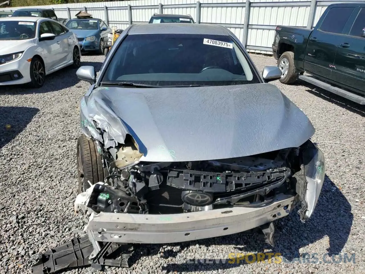 5 fotografías del automóvil dañado 4T1B11HK7KU834128 TOYOTA CAMRY 2019