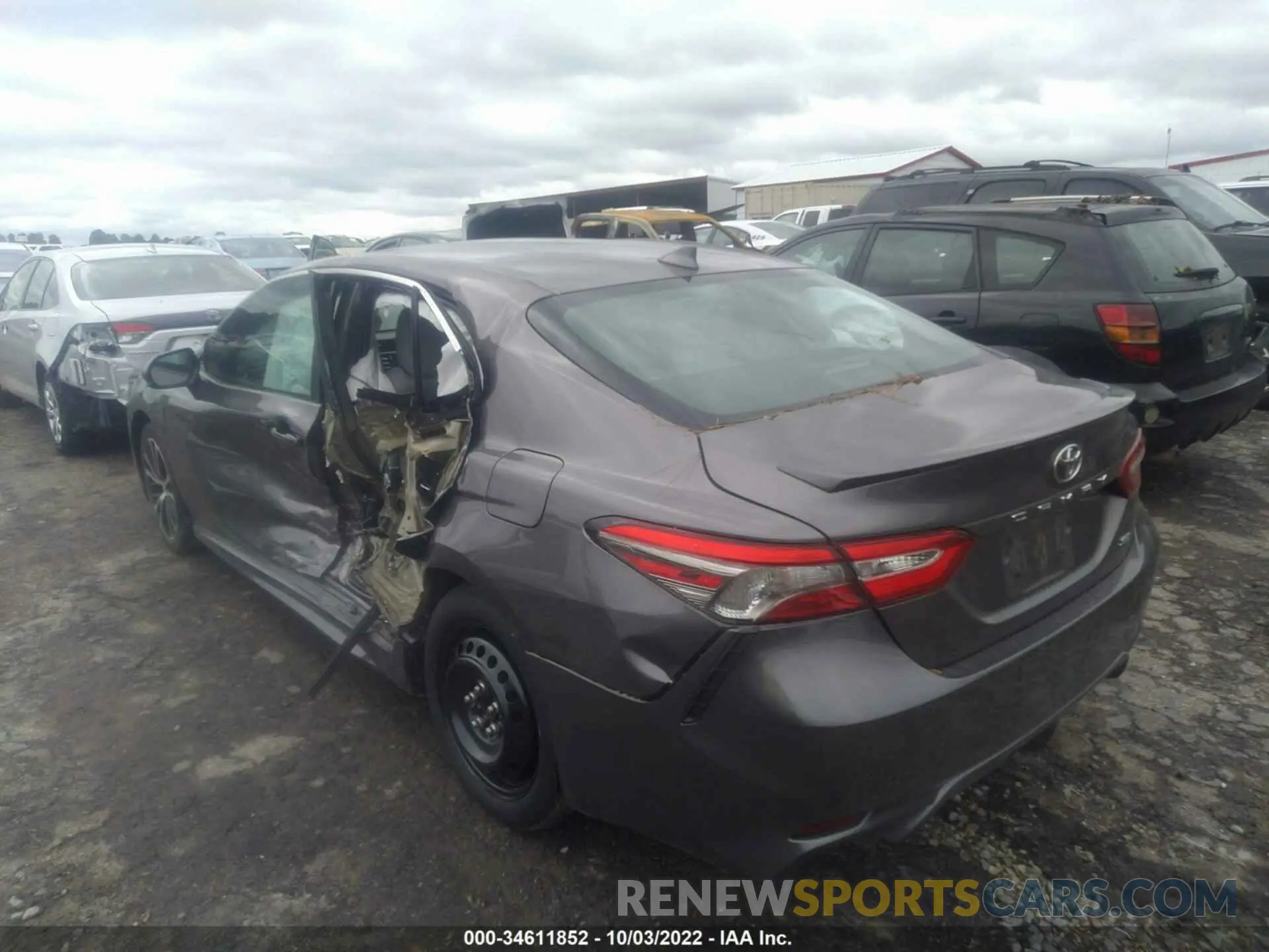 3 fotografías del automóvil dañado 4T1B11HK7KU844822 TOYOTA CAMRY 2019