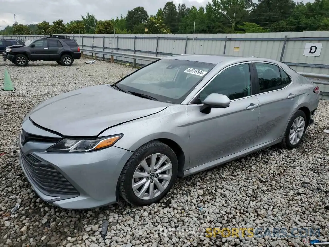 1 fotografías del automóvil dañado 4T1B11HK8KU167912 TOYOTA CAMRY 2019