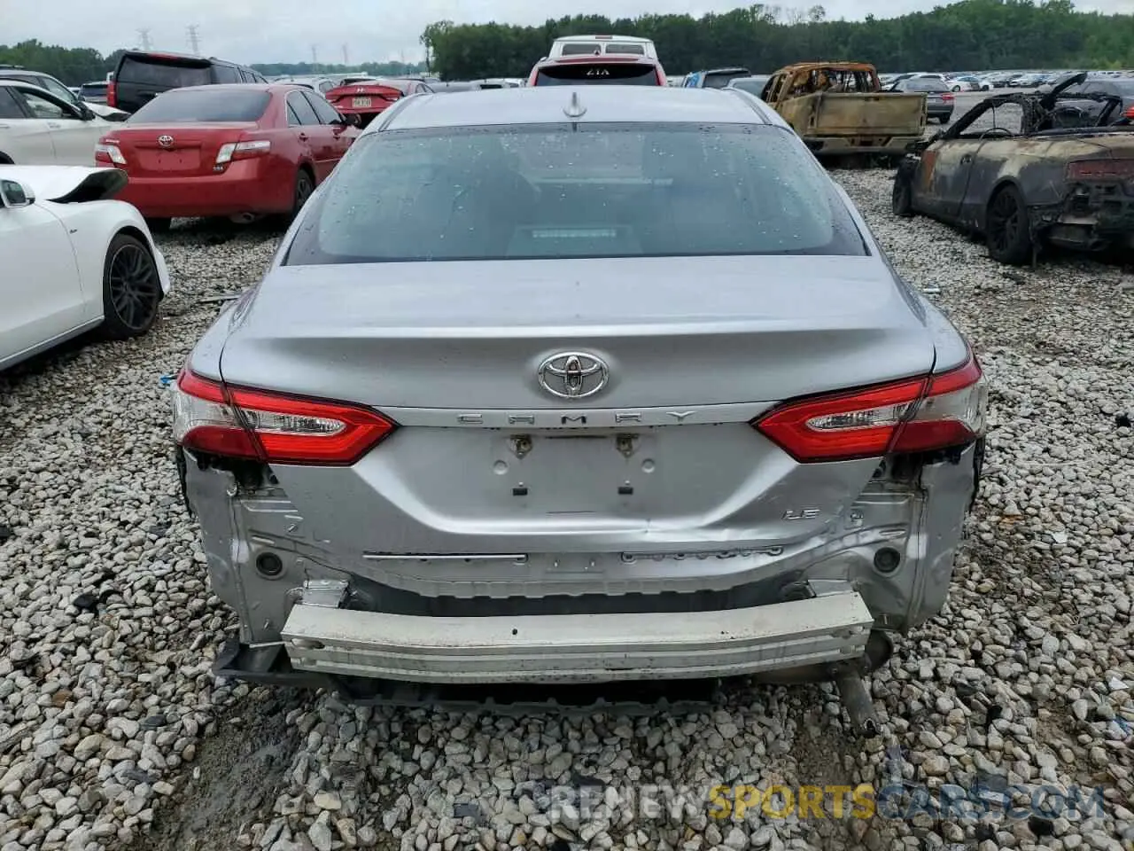 6 fotografías del automóvil dañado 4T1B11HK8KU167912 TOYOTA CAMRY 2019