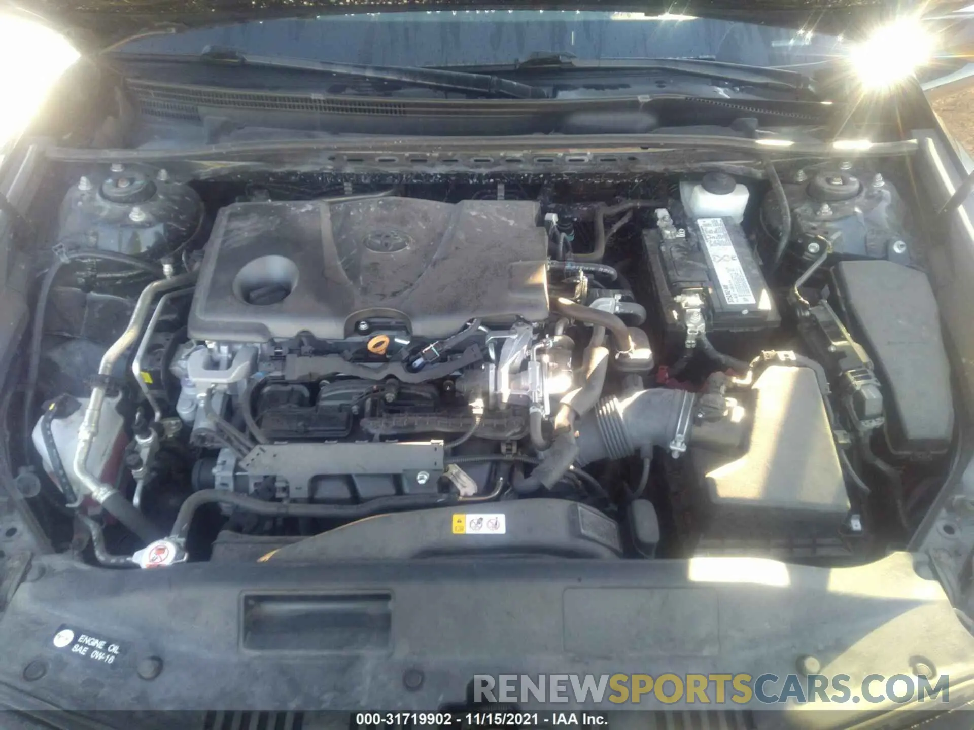 10 fotografías del automóvil dañado 4T1B11HK8KU170180 TOYOTA CAMRY 2019