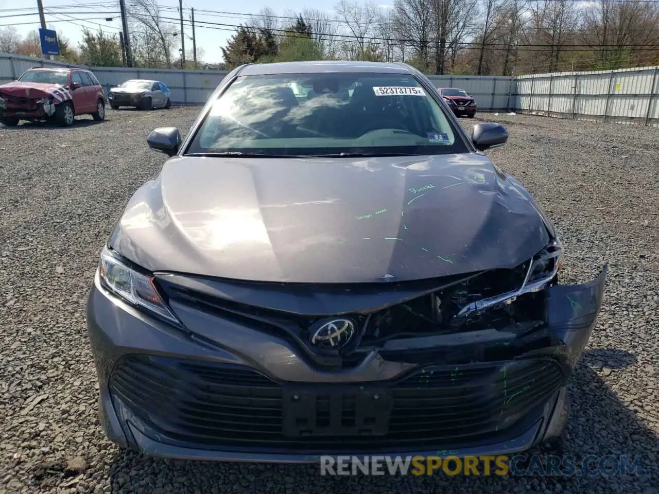 5 fotografías del automóvil dañado 4T1B11HK8KU179087 TOYOTA CAMRY 2019