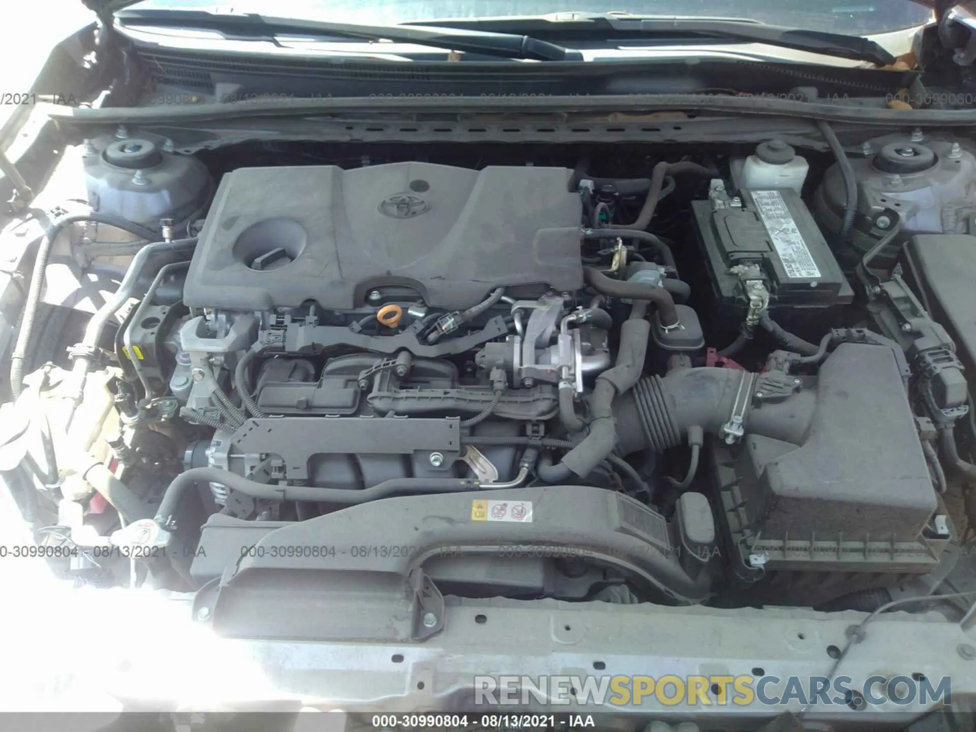 10 fotografías del automóvil dañado 4T1B11HK8KU191515 TOYOTA CAMRY 2019
