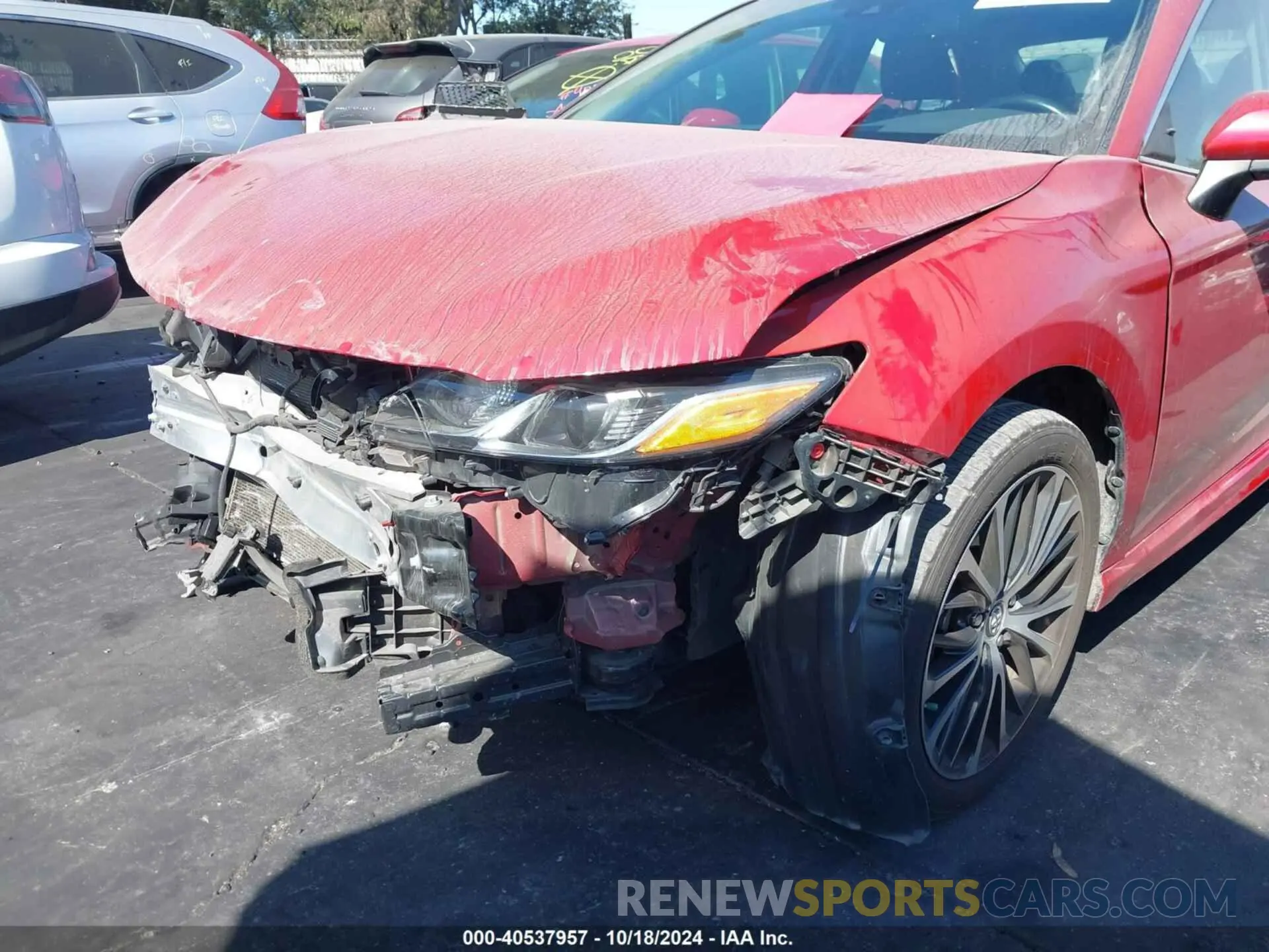 18 fotografías del automóvil dañado 4T1B11HK8KU193460 TOYOTA CAMRY 2019