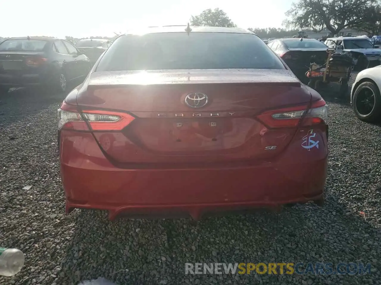 6 fotografías del automóvil dañado 4T1B11HK8KU212492 TOYOTA CAMRY 2019