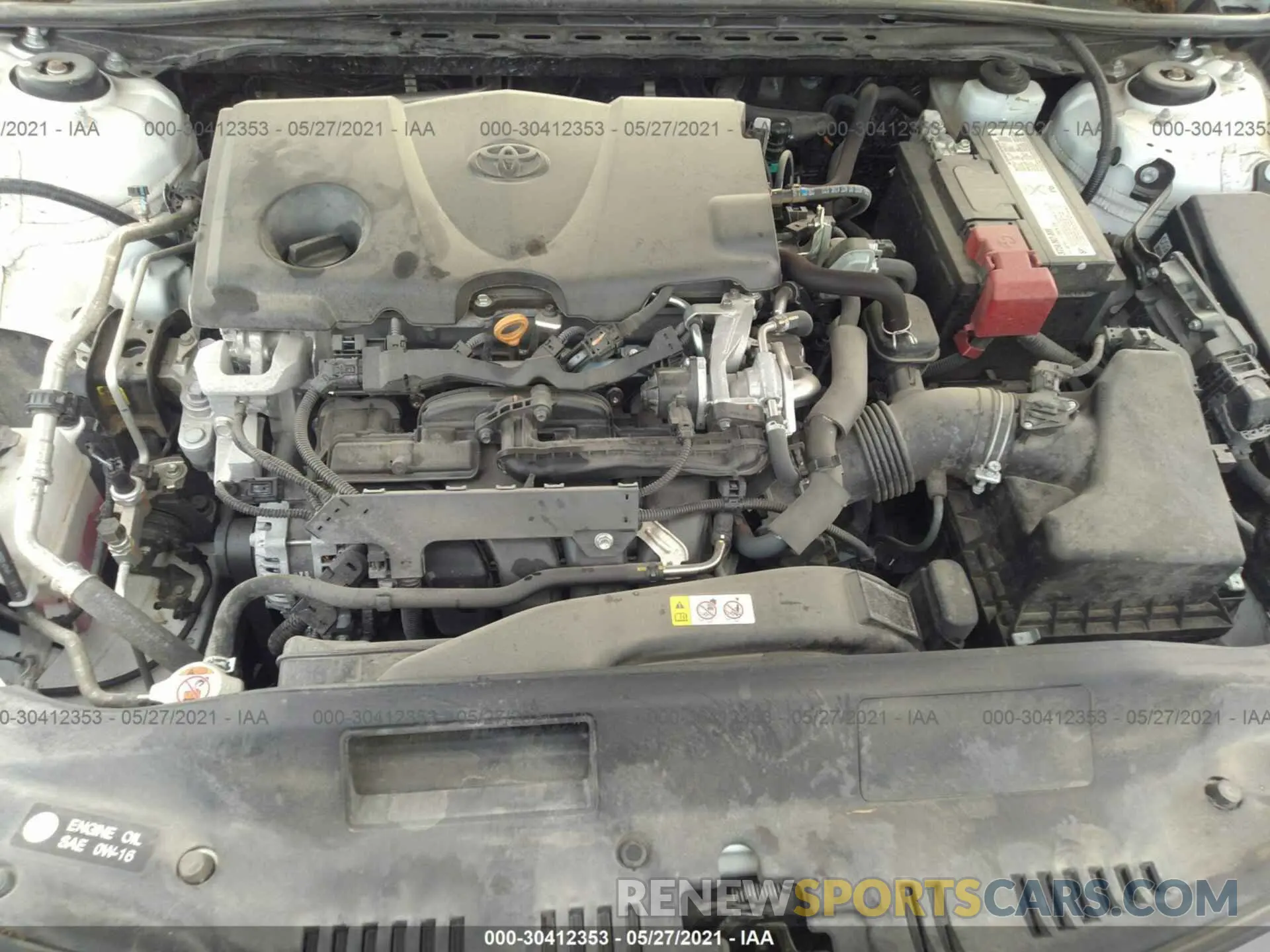 10 fotografías del automóvil dañado 4T1B11HK8KU235397 TOYOTA CAMRY 2019