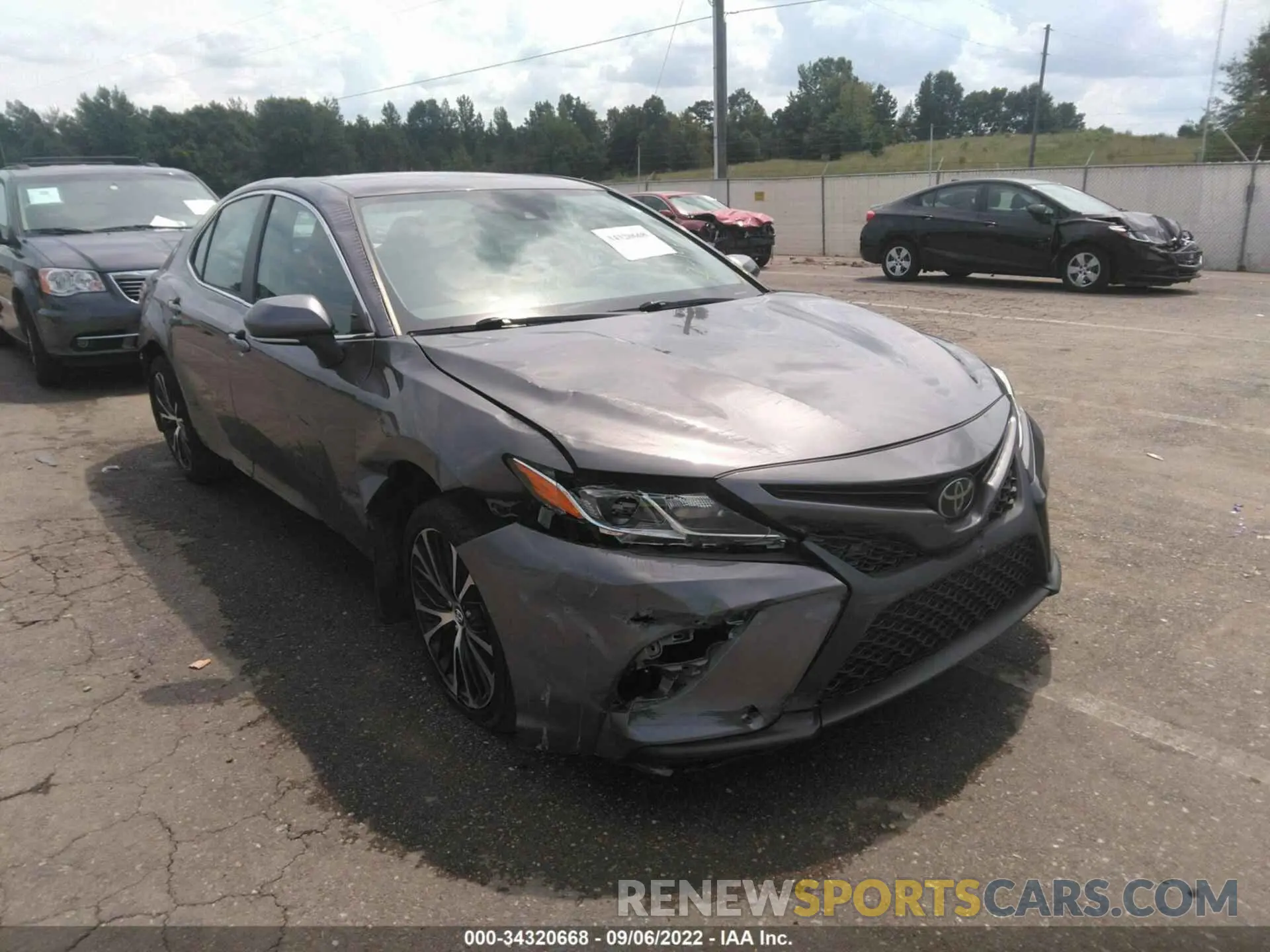 6 fotografías del automóvil dañado 4T1B11HK8KU244858 TOYOTA CAMRY 2019