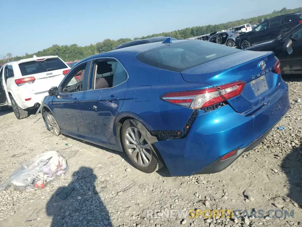 2 fotografías del automóvil dañado 4T1B11HK8KU254483 TOYOTA CAMRY 2019
