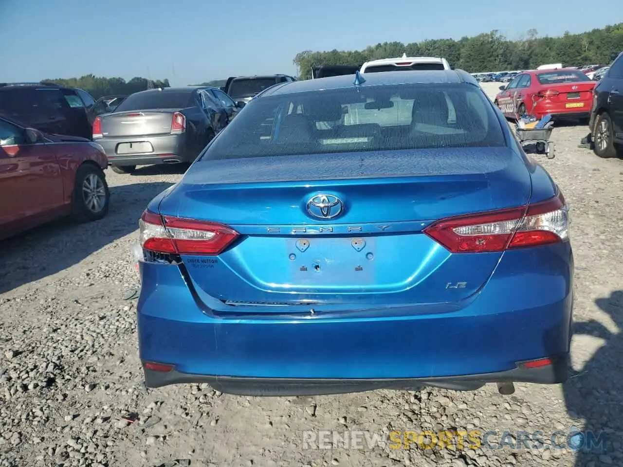 6 fotografías del automóvil dañado 4T1B11HK8KU254483 TOYOTA CAMRY 2019