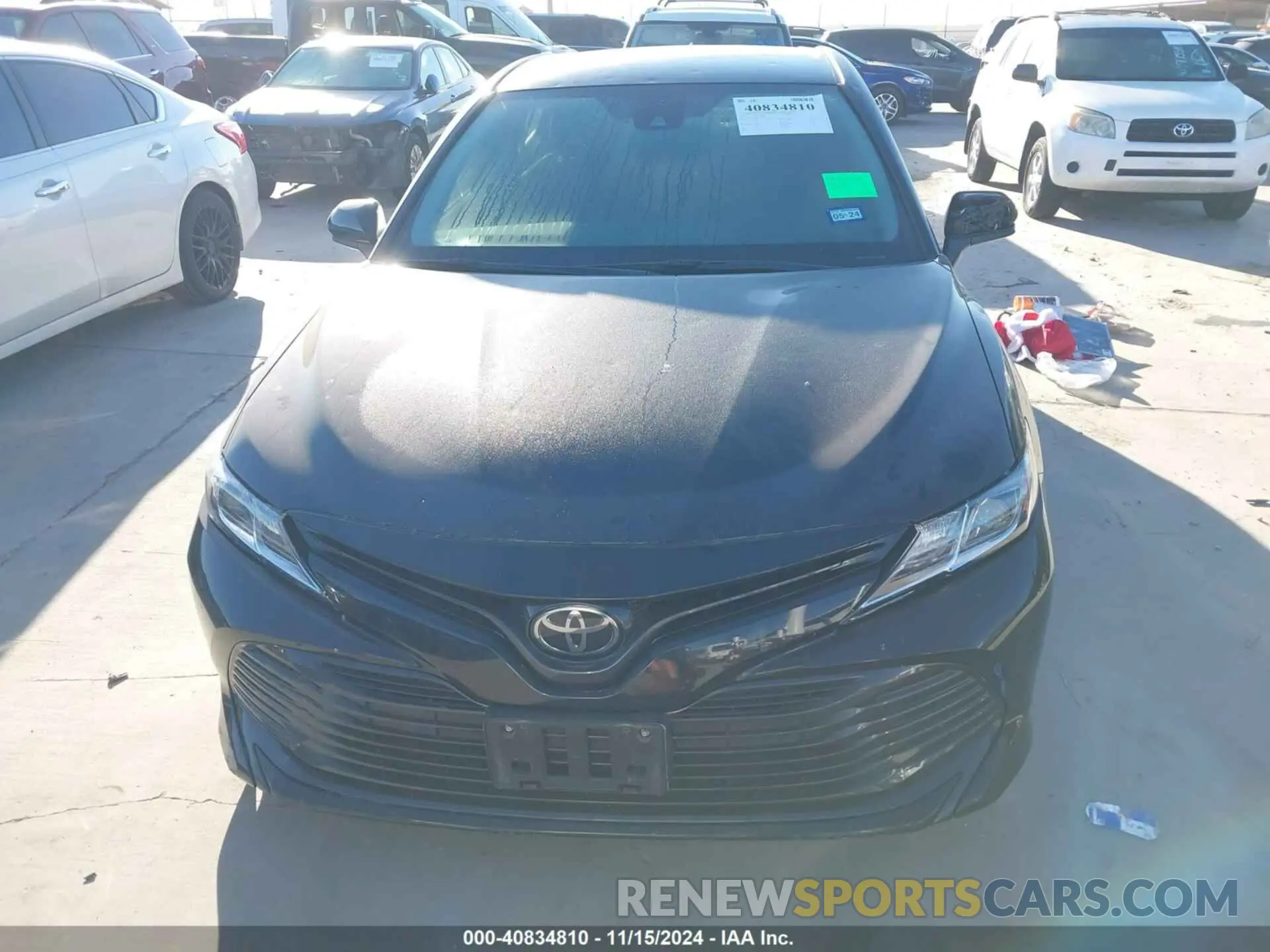6 fotografías del automóvil dañado 4T1B11HK8KU270683 TOYOTA CAMRY 2019