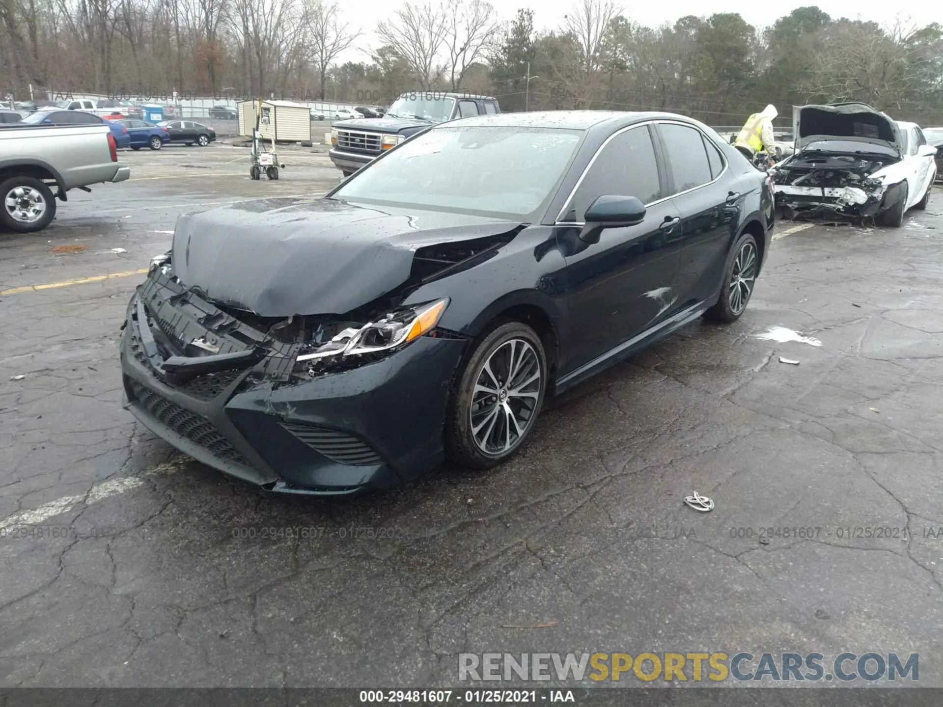 2 fotografías del automóvil dañado 4T1B11HK8KU294627 TOYOTA CAMRY 2019