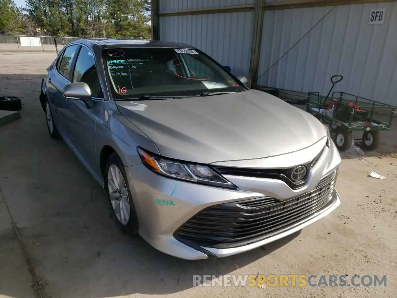 1 fotografías del automóvil dañado 4T1B11HK8KU686040 TOYOTA CAMRY 2019