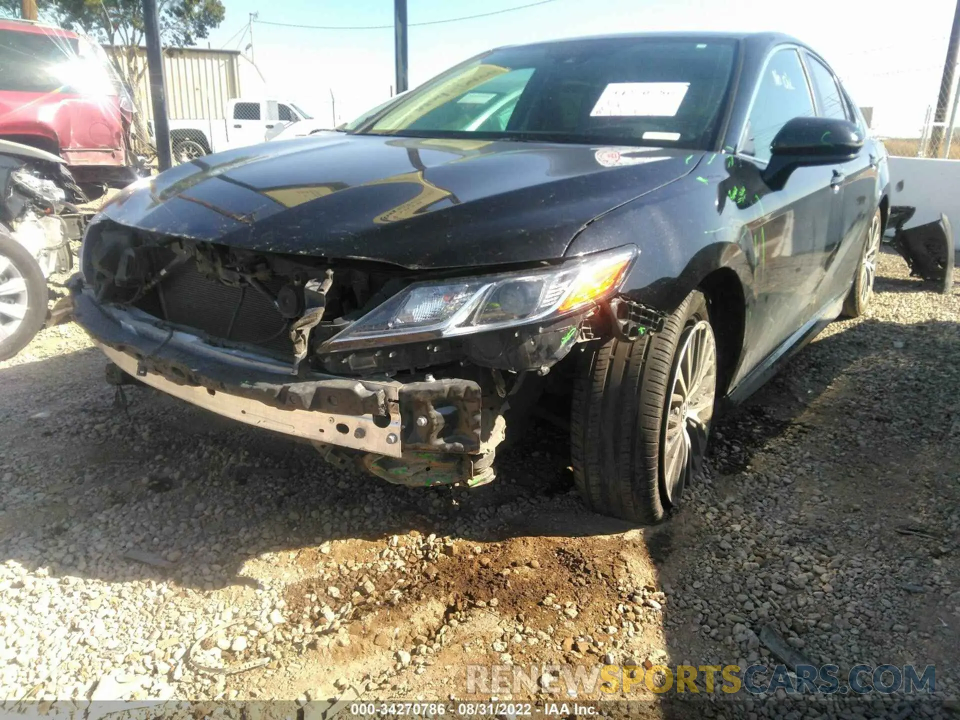 6 fotografías del automóvil dañado 4T1B11HK8KU711292 TOYOTA CAMRY 2019
