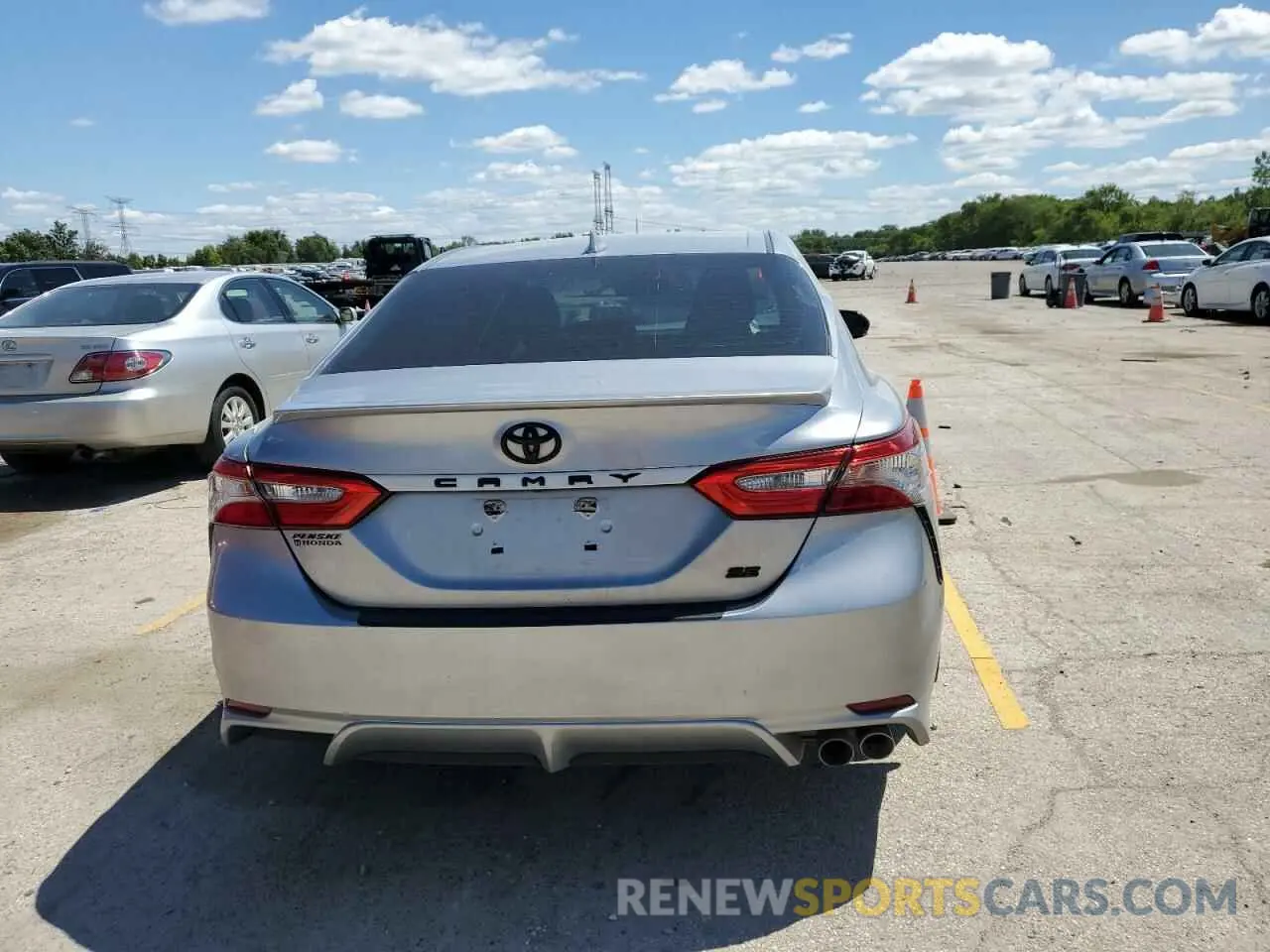 6 fotografías del automóvil dañado 4T1B11HK8KU735219 TOYOTA CAMRY 2019