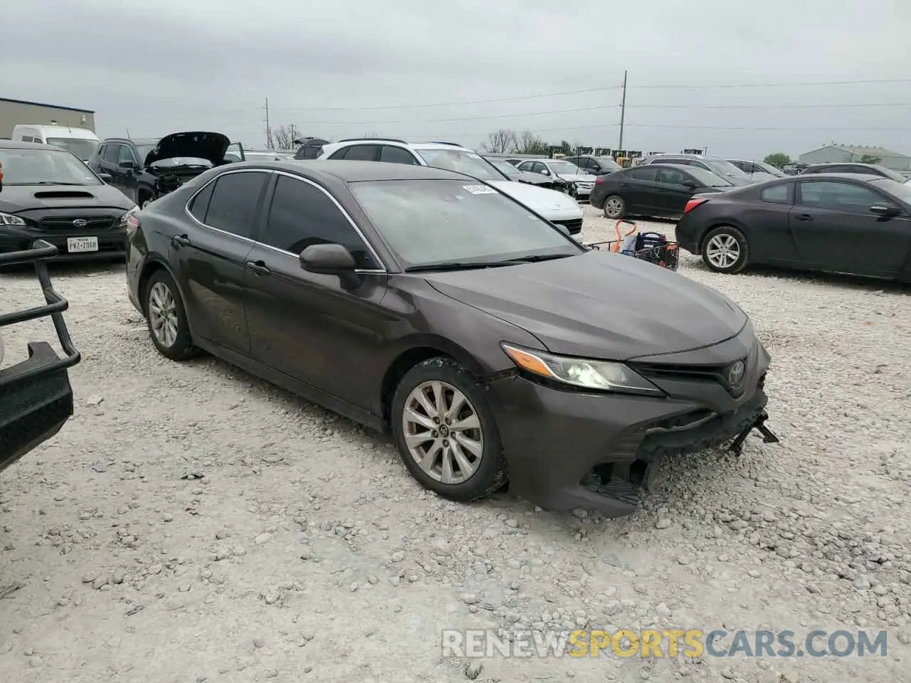 4 fotografías del automóvil dañado 4T1B11HK8KU754434 TOYOTA CAMRY 2019