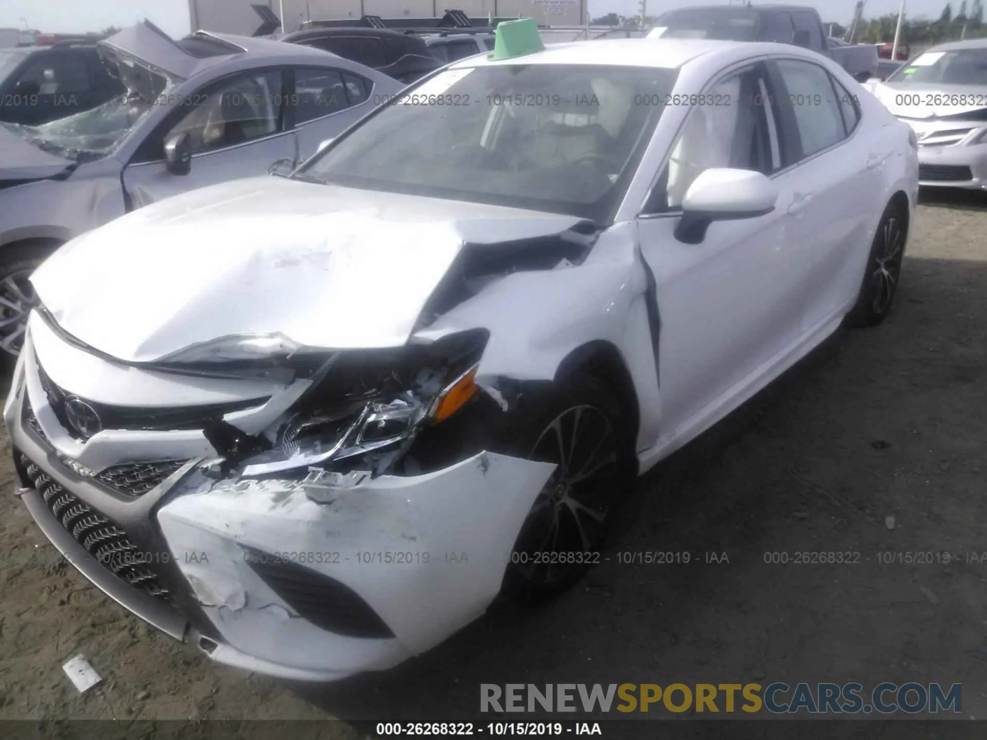 2 fotografías del automóvil dañado 4T1B11HK8KU801347 TOYOTA CAMRY 2019