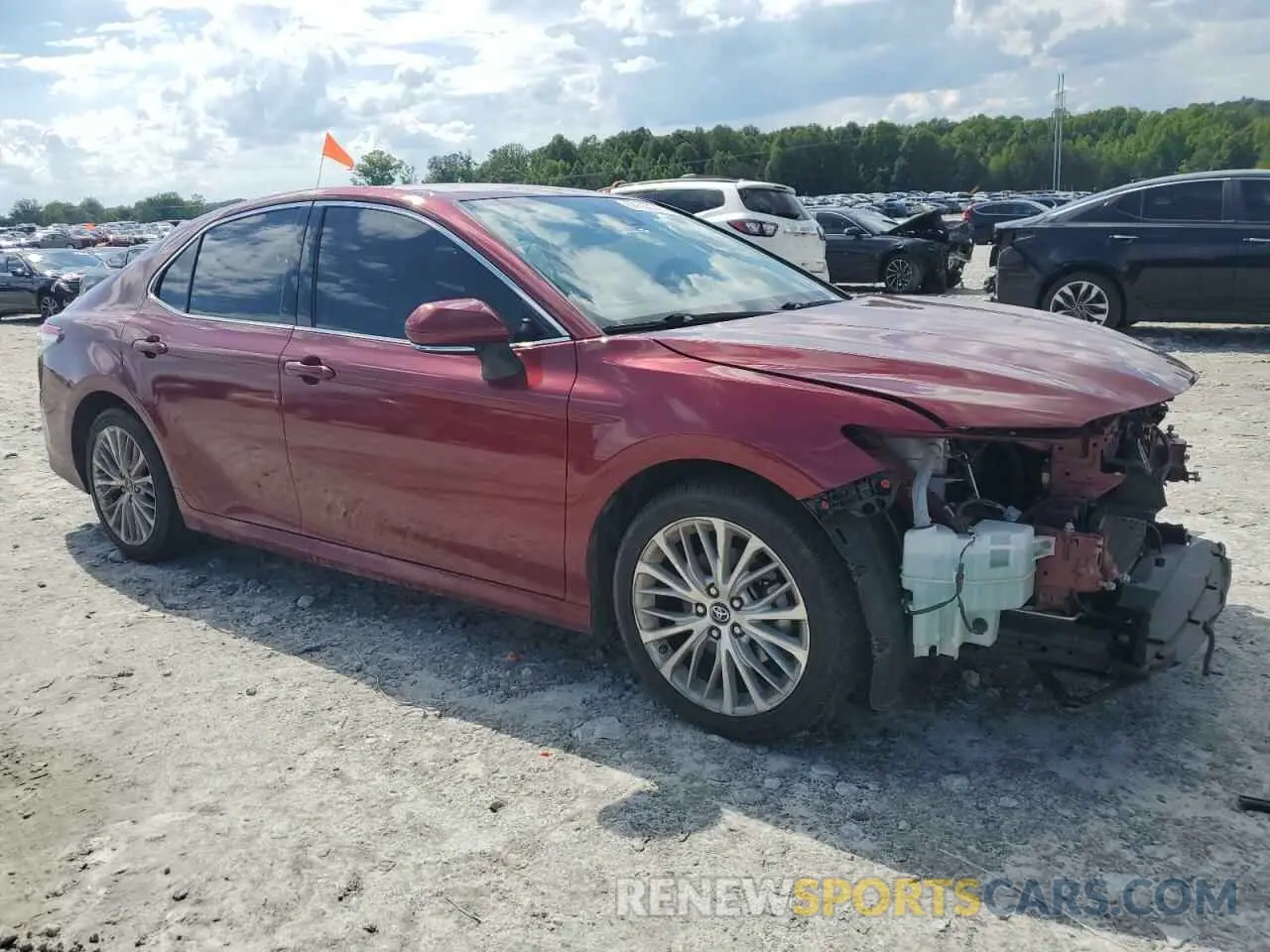 4 fotografías del automóvil dañado 4T1B11HK8KU843114 TOYOTA CAMRY 2019