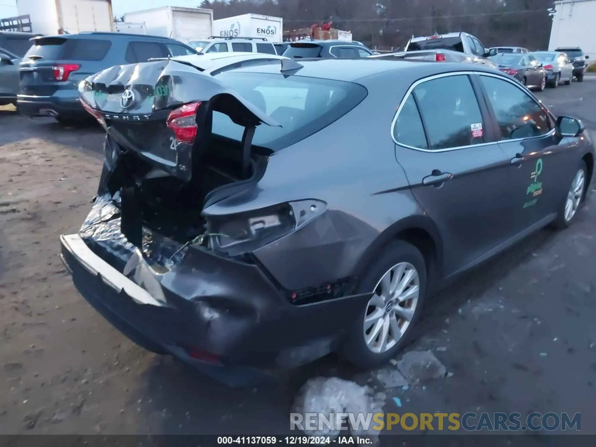 4 fotografías del automóvil dañado 4T1B11HK8KU843811 TOYOTA CAMRY 2019