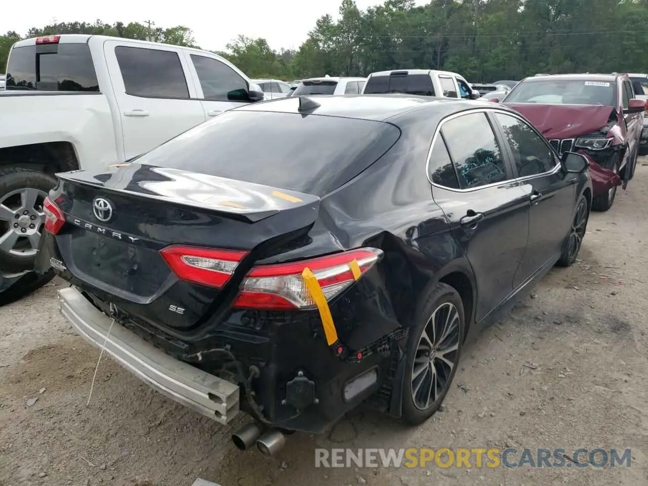 4 fotografías del automóvil dañado 4T1B11HK8KU844327 TOYOTA CAMRY 2019