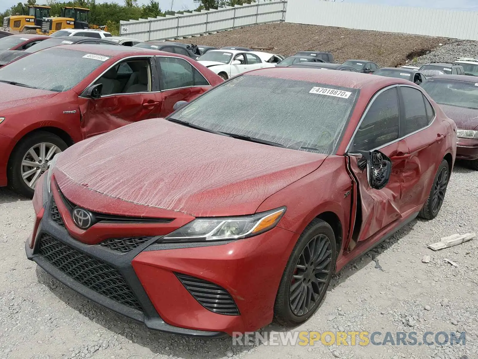 2 fotografías del automóvil dañado 4T1B11HK9KU160984 TOYOTA CAMRY 2019